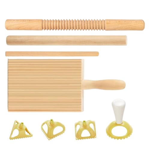 Kit de pétrissage pour : kit de goupilles filetées, outils de pressage de pâtes, accessoires pour faire des boules, aide à la cuisson dans la cuisine avec motif d'on gravé | Kit de rouleau