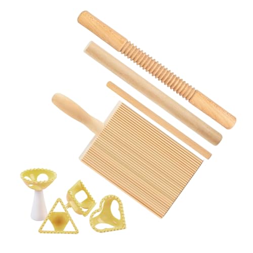 Kit de pétrissage pour : kit de goupilles filetées, outils de pressage de pâtes, accessoires pour faire des boules, aide à la cuisson dans la cuisine avec motif d'on gravé | Kit de rouleau