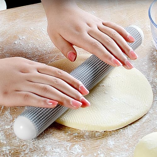 Rouleau à pâtisserie à pizza | Rouleau à pâtisserie pour raviolis – 27,9 cm pour pâtisserie, outil de cuisson, rouleau de pâte à point flottant pour pâtisserie