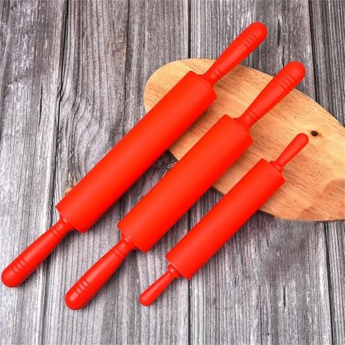 Rouleau à pâtisserie sans silicone – Outil de cuisson pour pâte à farine et pâtisserie, 30,5 cm/45,7 cm/50,8 cm, rouleau à pâtisserie de qualité alimentaire (30,5 cm)