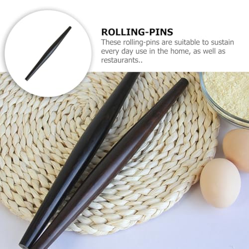 Rouleau à Pâtisserie en Bois Violet, Rouleau en Bois Naturel 25x2,4 Cm, pour Pâte à Pizza, Pâte à Biscuits et Ustensiles de Pâtisserie, Adapté la Cuisine Maison et Cuisson